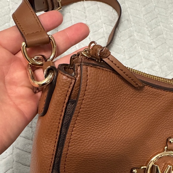 Michael Kors Tan and Brown Crossbody Bag - Picture 3 of 12